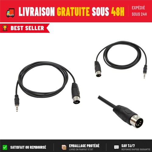 Cerrxian câble midi broches - midi, 5