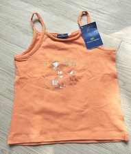 débardeur fille marque Sergent Major neuf taille 6 ans orange paillettes