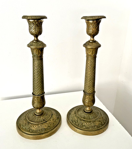 Bougeoirs flambeaux style - bougeoirs,