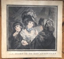 GRAVURE ANCIENNE ÉCOLE