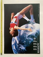 Barcelona olympics high jump 1992 spain cardboard vintage poster