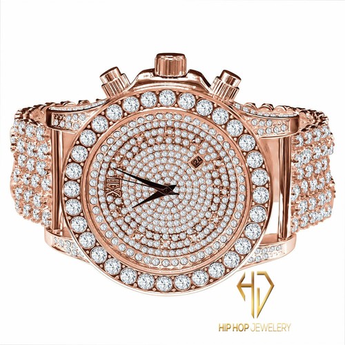 Rose gold tone simulated - rose, 2