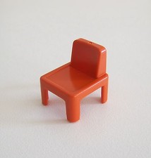 PLAYMOBIL (R423) ECOLE - Chaise Orange d'Ecolier Pupitre Ecole 4324