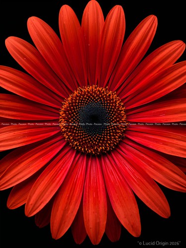Photo floral kawaii moderne - a4,