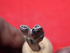 fleuron fer à dorer outil ancien relieur reliure X143