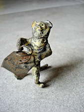 Chat ancien en bronze de vienne