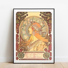 Affiche D'Art Mucha Zodiac