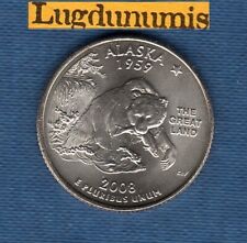 Etats Unis Quarter Dollar 2008 P Alaska série des Etats Neuve Rouleau