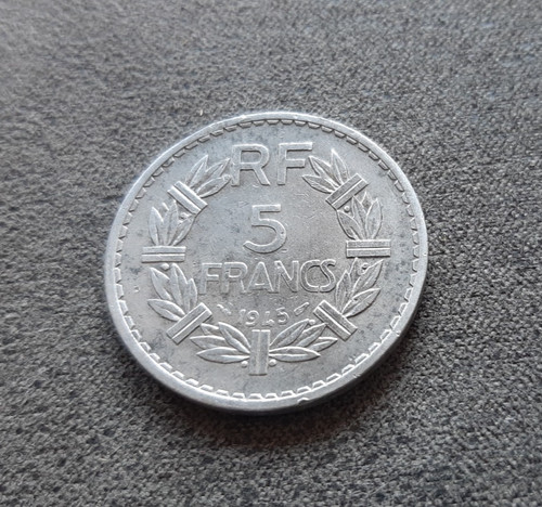 Monnaie france francs 1945 - 5,