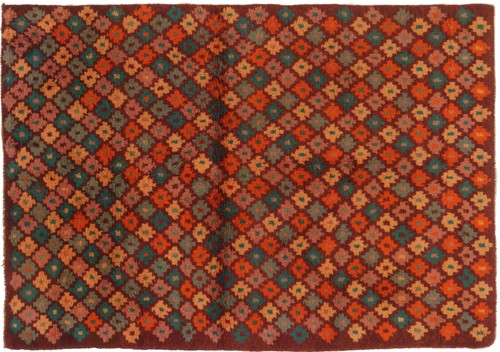 Tapis gabbeh 110x160 - 110x160, fait