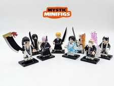 Ensemble de 8 Figurines Bleach | amamoto | Kurosaki Ichigo | Zaraki Kenpachi | H