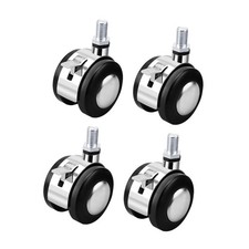 Lot de 4 roulettes pivotantes