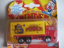 VEHICULE MINIATURE DE MARQUE MAJORETTE - CIRQUE PINDER - CAMION LIVRAISON SAVIEM