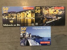KAST TELECOM - La Serie des 3  VILLEFRANCHE SUR MER - NEUVES - 2000 Exemplaires