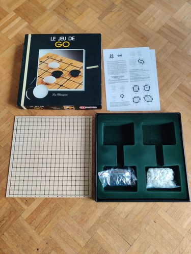Jeu plateau bois - go,