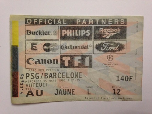 Ticket match football paris - ticket,