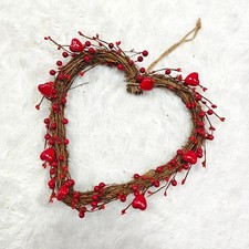 Couronne Coeur en Rotin pour