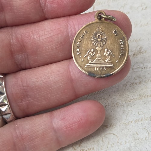 Médaille ancienne datée 1886 - médaille,