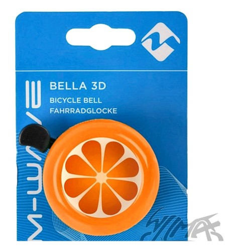 Sonnette vélo orange 3d - de,