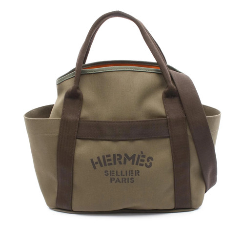 Hermès toile sac pansage - toile, de