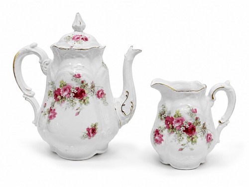 Ensemble ancien porcelaine - ensemble, en