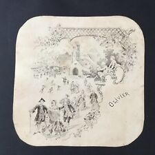 Etiquette Ancienne Dragées Confiserie XIXè Signé Toussaint French Victorian