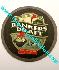 BANKERS DRAFT GENTLEMEN - SOUS BOCK, DESSOUS VERRE BIERE, R/V DIFFÉRENT, COASTER