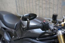 RETROVISEURS EMBOUT DE GUIDON NOIR KAWASAKI Z750 Z800 Z1000 ER6 Z650 Z900 T2