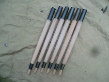 Lot de 6 mats en bois tente 1945 Pole Tentage Tent French & US Army