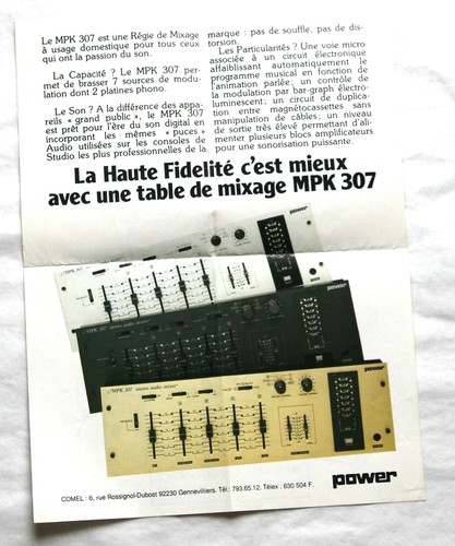 Publicité pub power console - publicité,