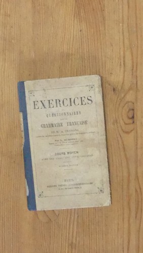 Livre scolaire ancien