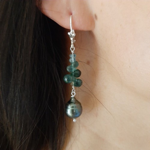 Boucles oreilles perles - d'oreilles,
