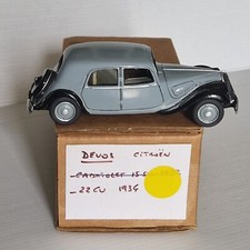 DEVOS Citroën 22cv berline 1934 1/43 FACTORY BUILT Série limitée n° 79 ;