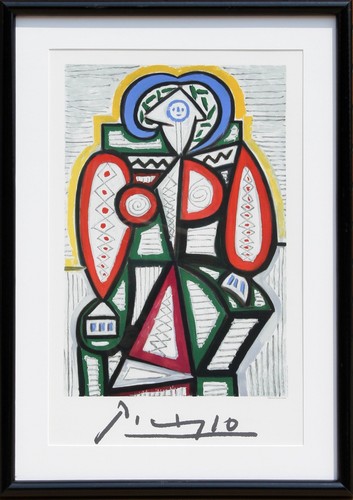 Pablo picasso femme assise - picasso,,