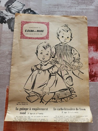Ancien patron 1960 - 1960, guimpe