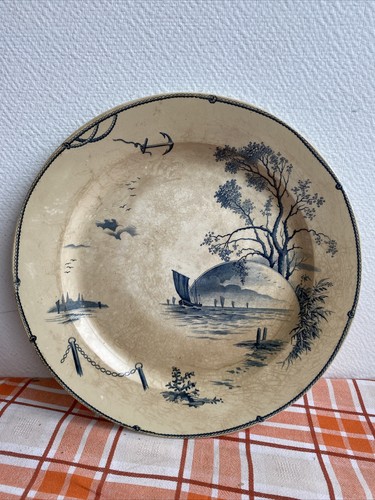 Ancien grand plat assiette