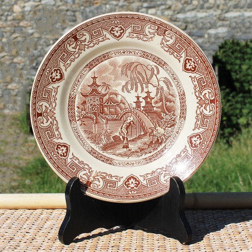 Ancienne assiette dessert - ancienne,