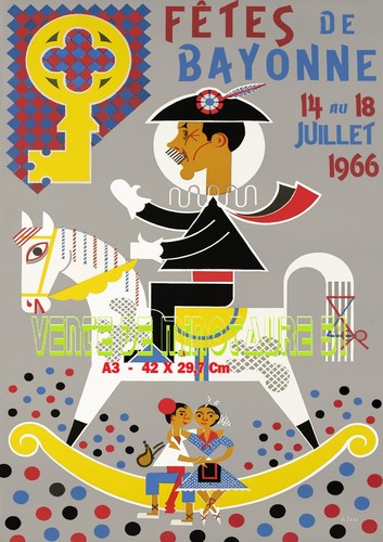 Bayonne les fêtes de - fêtes, 1966