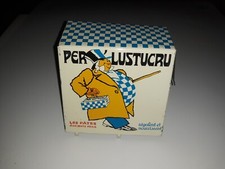 CAMION TOLE PUBLICITAIRE  LUSTUCRU  BACHE METAL POUR CAMION  JOUET TOLE