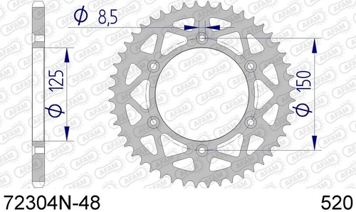 Couronne afam 72304n en - 72304n-48,