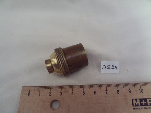 Ancienne douille b22 - ancienne, laiton
