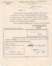 1950 TISSUS RIDEAUX RYDIA COMPTOIR TEXTILE A CAUDRY - M. DURE A ARBOIS