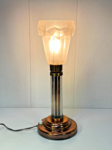 Lampe art déco - lampe, tÔle