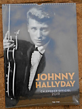 calendrier johnny hallyday 2019 a spirales neuf sous blister idée cadeau ancien