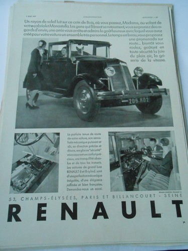 Publicité advertising 1930