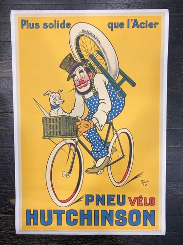 Affiche pneu vélo hutchinson - pneu,