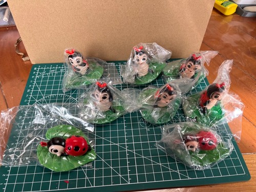 Figurine vintage coccinelle - vintage,