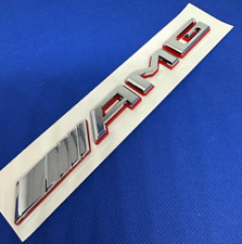 LOGO MERCEDES  AMG Chrome rouge ORIGINAL NEW model