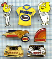 Lot Pin's ESSO GOUTTES d'HUILE