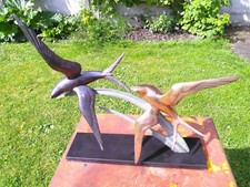 Bronze Les Hirondelles De Rochard